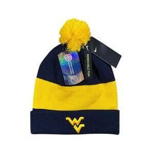 Nike West Virginia Mountaineers Pom Beanie NWT - OS